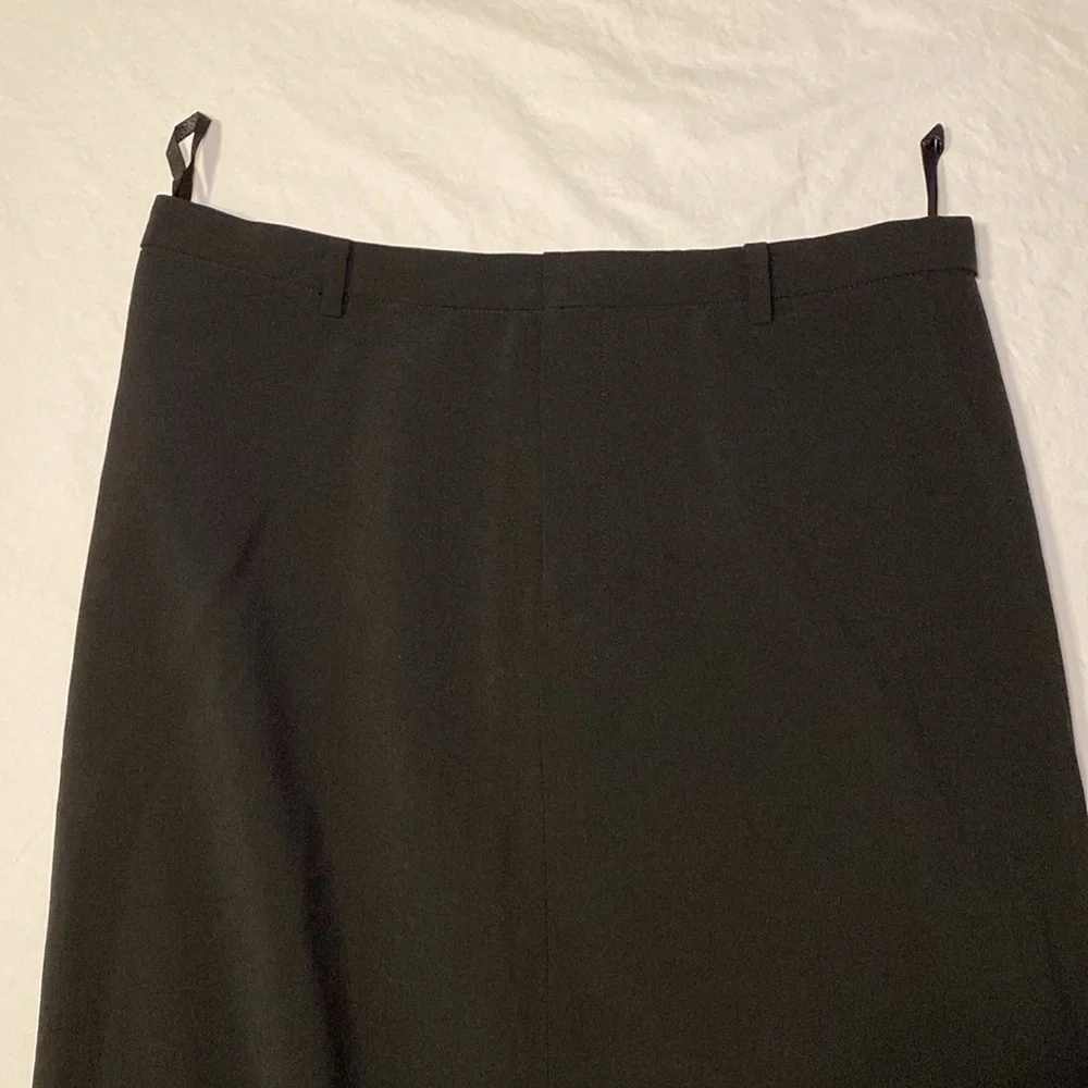 Gap Women's Early 2000s Black Maxi Pencil Skirt with Back Slit Size 6 NWOT